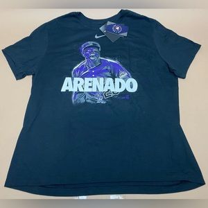 NEW Nike Dri Fit MLB Colorado Rockies ARENADO Baseball T-shirt Size XXL N199-00A